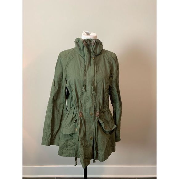 Olive Utility Jacket - Picture 2 of 4